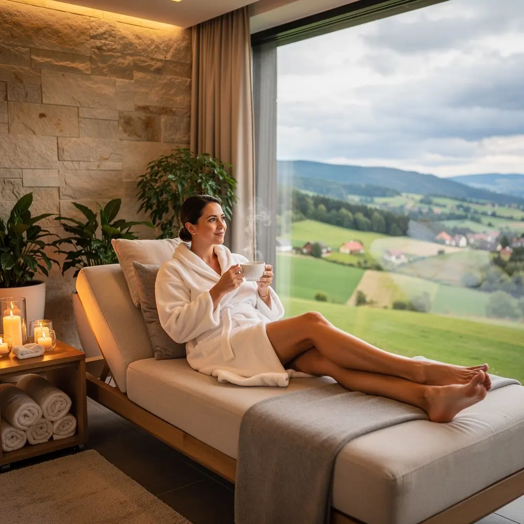 Pohľad na čajovú záhradu s rastlinami pre wellness čaje